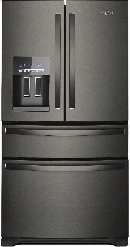 Whirlpool Wrx735sdhx 36 Inch 4-door French Door Refrigerator With Accu-chill␞, Measured Fill, Everydrop␞ Filtration, Tap Touch Controls, Led Lighting Ice And Water Dispenser, Spillproof Glass Shelving, Gallon Door Bins, 24.5 Cu. Ft. Capacity, 