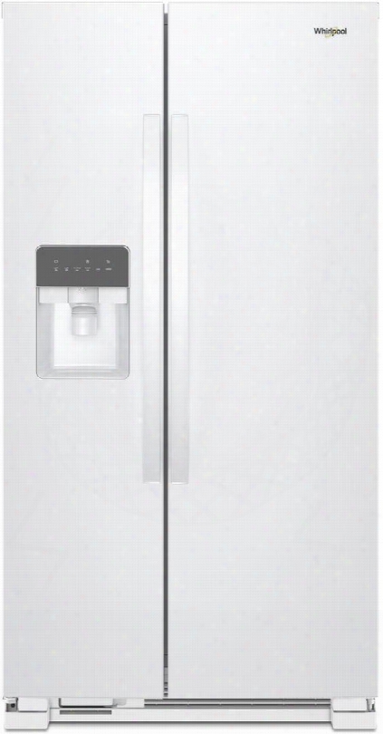 Wrs335sdhw 36" Side-by-side Refrigerator  With 25 Cu. Ft. Total Capacity Led Interior Lighting Energy Star Certified Spillproof Glass Shelves Adaptive