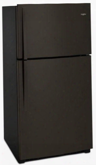 Wrt541szhv Top Freezer Refrigerator With 21 Cu. Ft. Flexi-slide Bin Led Interior Lighting Quiet Cooling Humidity Controlled Crispers Adjustable Door Bins