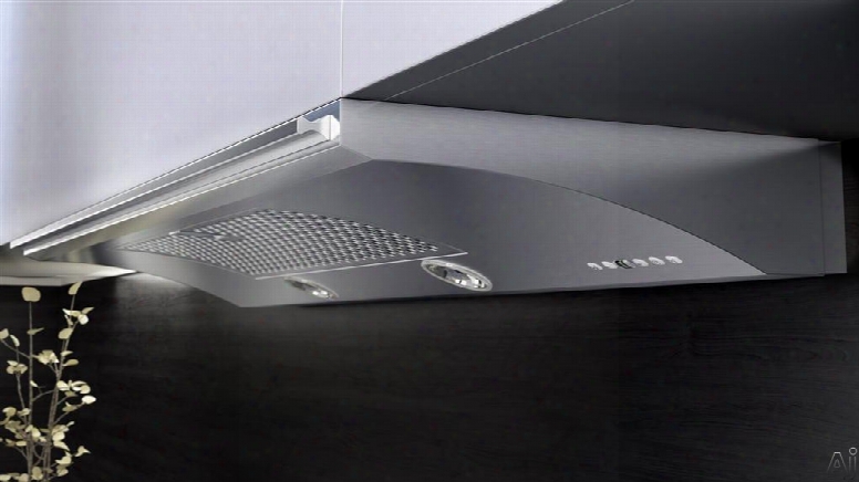 Zephyr Europa Genova Series Zgee Under Cabinet Range Hood With 500 Cfm Internal Blower, 3 Speed Touch Controls, Dual-level Halogen Lighting, Sliding Glass Visor, Optional Wireless Remote And Convertible To Recirculating