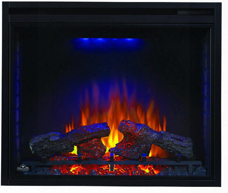 Ascent Nefb33h 33" Firebox With Up To 5000 Btu's Ultra Bright Led Lights Night Lights And Remote Control Included In Powder Coated