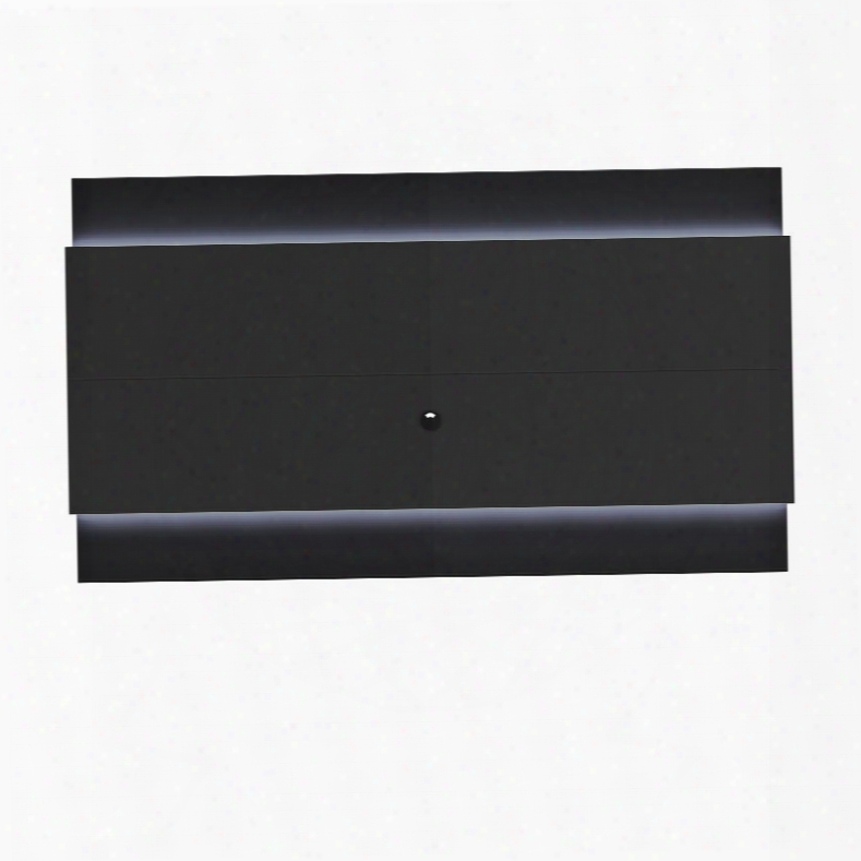 Lincoln 2.4 Collection 84153 95"  Tv Panel With Led Lights And Unique Paint In Black Gloss And Black