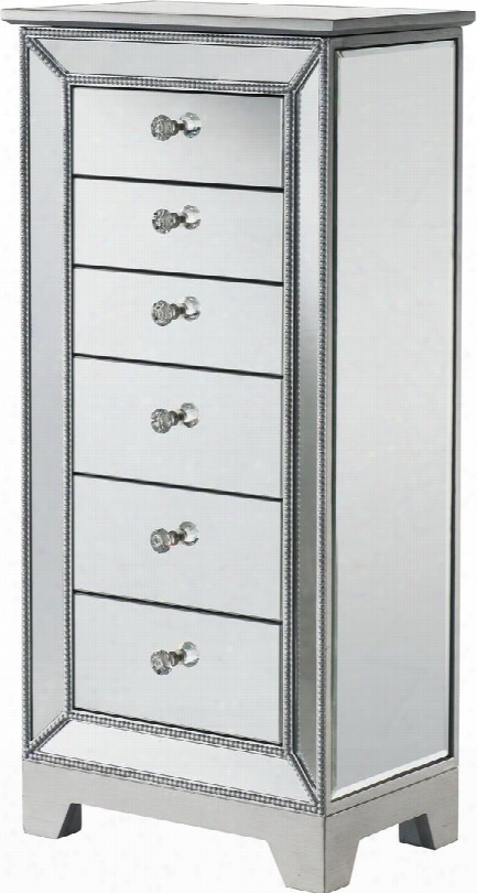 Mf72003 6 Drawer Jewelry Armoire W18"d12.5"h38