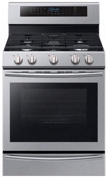 Nx58m6650ws 30" Freestanding Gas Range With 5.8 Cu. Ft. Oven Capacity 5 Sealed Burners True Convection And Steam Reheat In Stainless