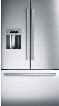 B26FT50SNS French Door Bottom Mount Refrigerator with 25 cu. ft. LED Lighting NoFrost and SuperFreezing in Stainless