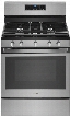 WFG525S0HZ 30" Freestanding Gas Range with 5 Sealed Burners 5 cu. ft. Oven Capacity Self-Clean 3 Piece Grates and XL Viewing Window in Fingerprint