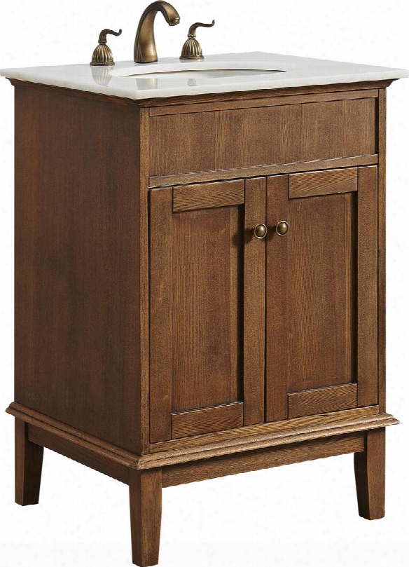 Vf30124cw 24 In. Single Bathroom Vanity Set In Chestnut