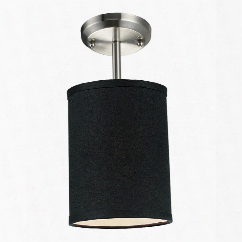 Albion 171-6b-sf 6" 1 Light Mini Pendant Contemporary Metropolitanhave Steel Frame With Brushed Nickel Finish In