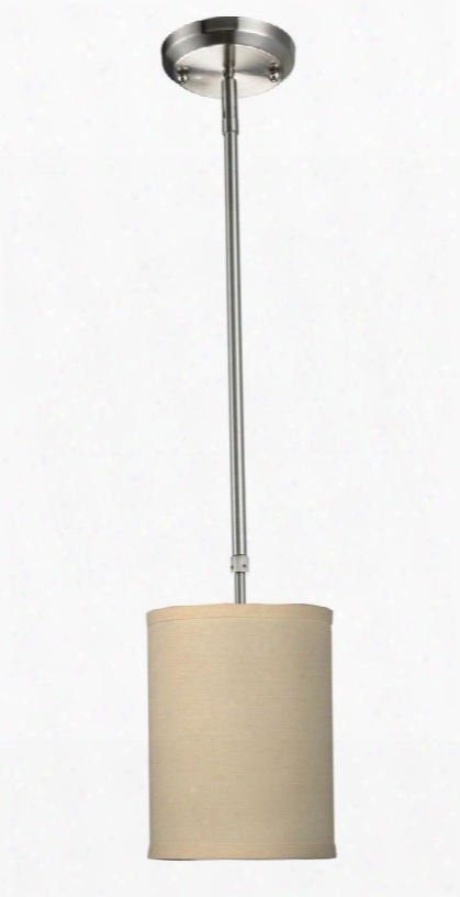 Albion 171-6c 6" 1 Light Mini Pendant Contemporary Metropolitanhave Steel Frame With Brushed Nickel Finish In Cr Me