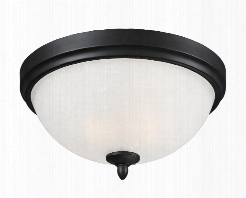 Arshe 603f3 15" 3 Light Flush Mount Transitional Fusionhave Steel Frame With Caf Bronze Finish In White