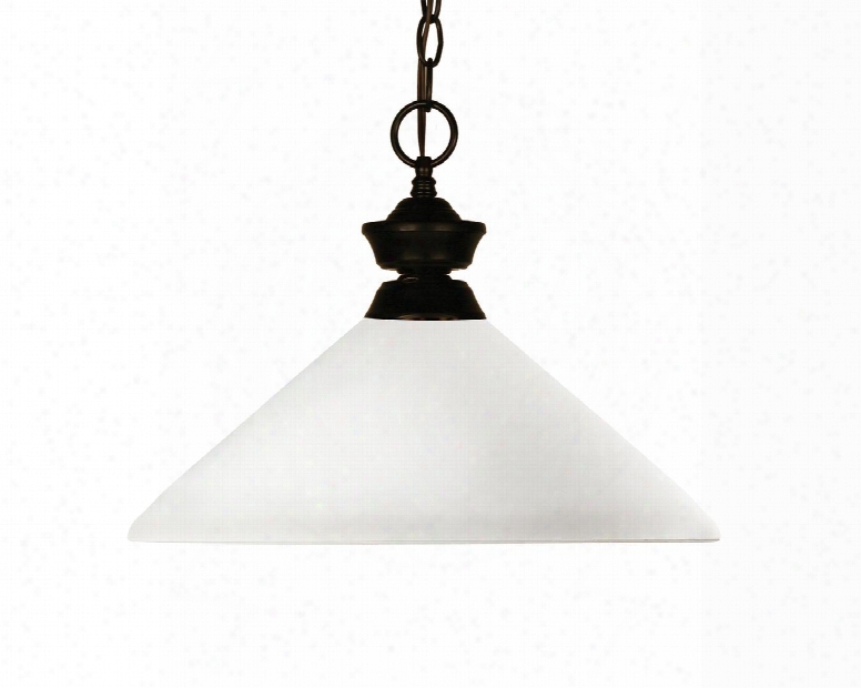 Chance/aztec 100701brz-amo14 14" 1 Frivolous Pendant Traditional Classicalhave Steel Frame With Bronze Finish In Matte