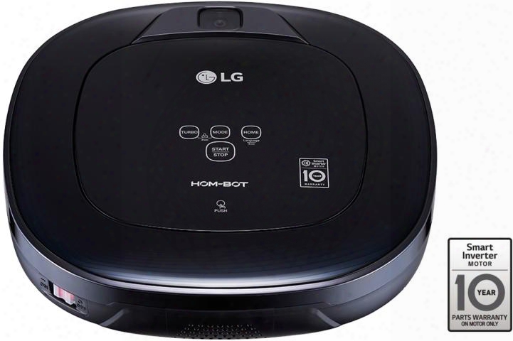 Cr3465bb Lg Hom-bot Square Robotic Wi-fi Enabled Vacuum With Revolutionary Dual Eye 2.0 Mapping System Collison Safe Digital Bumper And Smart Resume Function