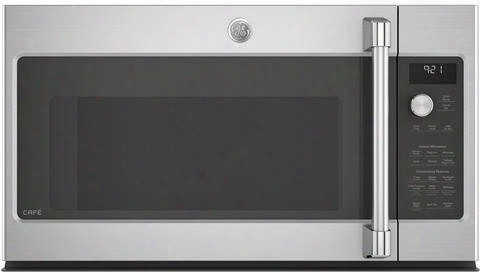 Cvm9215slss 30" Over The Range Microwave Oven With 2.1 Cu. Ft. Capacity Chef Connect Led Cooktop Lighting And Four-speed 400 Cfm Venting Fan System In