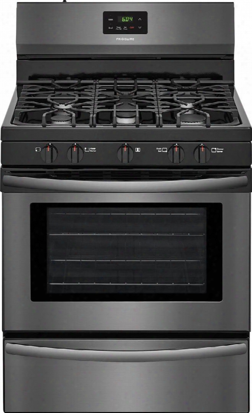 Ffgf3052td 30" Freestanding Gas Range With 4.2 Cu. Ft. Capacity 2 Oven Racks Backguard Broil And Serve Drawer 5 Sealed Gas Burners And Quick Boil In