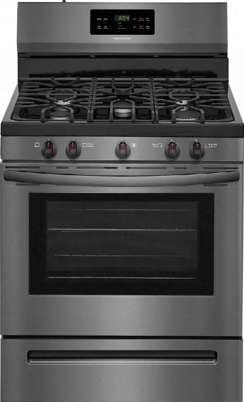 Ffgf305td 30" Gas Range With 5 Burners 5 Cu. Ft. Oven Capacity One-touch Self Clean Quick Boil Electronic Kitchen Timer Sealed Gas Burner Storage Drawer