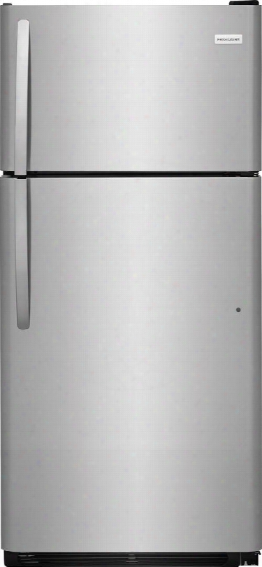 Ffhi1832ts Top Freezer Refrigerator With 18 Cu. Ft. Total Capacity Ice Maker Reversible Door Clear Dairy Bin Energy Star Led Lighting Spill Safe Shelves