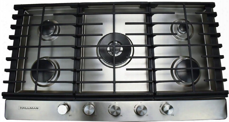 Hgc3602st 36" Gas Cooktop With 5 Sealed Burners Including A Tri-ring Power Burner In Stainless