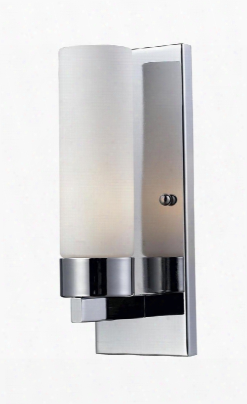 Ibis 163-1s 4.25" 1 Light Wall Sconce Midcentury Modern Art Modernehave Steel Frame With Chrome Finish In Matte