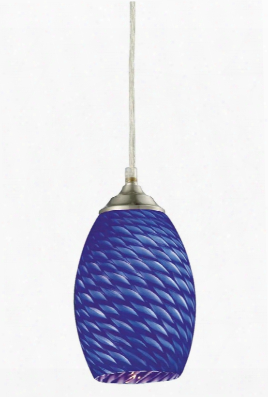 Jazz 131b-bn 5" 1 Light Mini Pendant Coastal Nautical Seasidehave Steel Frame With Brushed Nickel Finish In