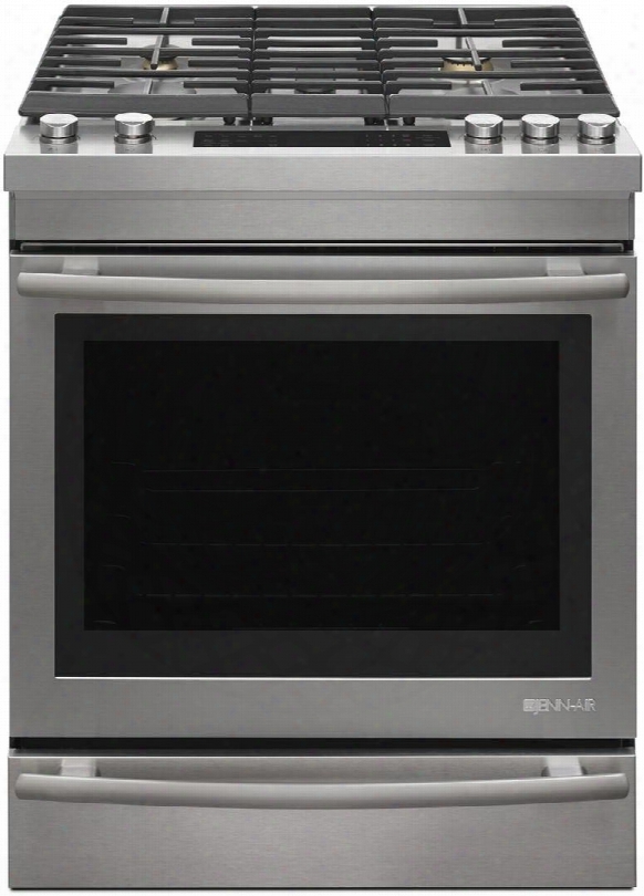 Jds1450ds 30" Dual Fuel Slide In Range With 7.1 Cj. Ft. Capacity 5 Sealed Burners 3 Oven Racks Baking Drawer And Sabbath Mode In Stainless