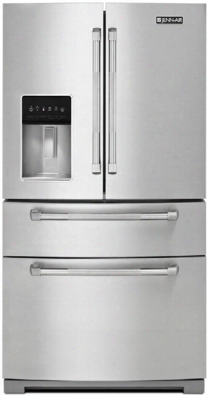 Jfx2897drp 63" Standard-depth French Door Refrigerator With Pro-style Stainless Handle 18.4 Cu. Ft. Refrigerator Capacity 7.77 Cu. Ft. Freezer Capacityl Ed