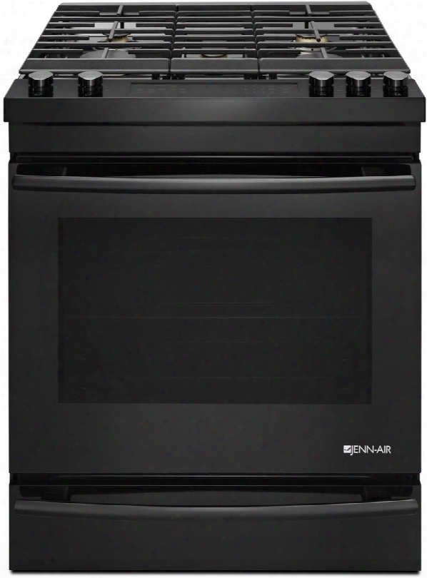 Jgs1450db 30" Slide-in Gas Range With 5 Sealed Burners 7.1 Cu. Ft. Capacity Baking Drawer 3 Oven Racks And Self Clean In