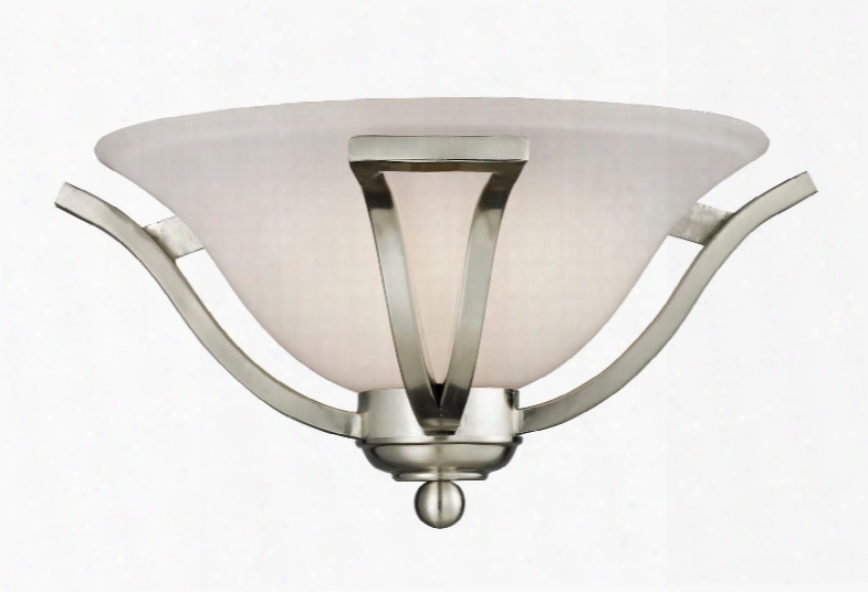 Lagoon 704-1s-bn 15" 1 Light Wall Sconce Regional Spanishhave Steel Frame With Brushed Nickel Finish In Matte