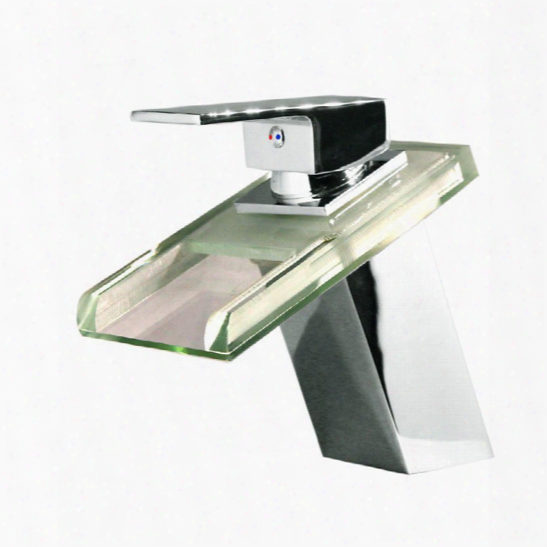 Ls13a Led Chrome Waterfall Vessel Sink Color Change