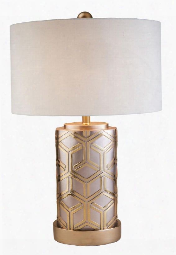 Mea L9274 29"h Table Lamp With Traditional Embellished Abse Height: 29" Polyresin In