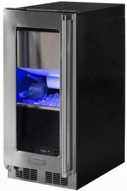 Mp15cpg2rs 15" Marvel Professional Clear Ice Machine With Tri-color Illuminice Lighting Quietest Ice Machine Energy Saving Option Streamlined Componentry