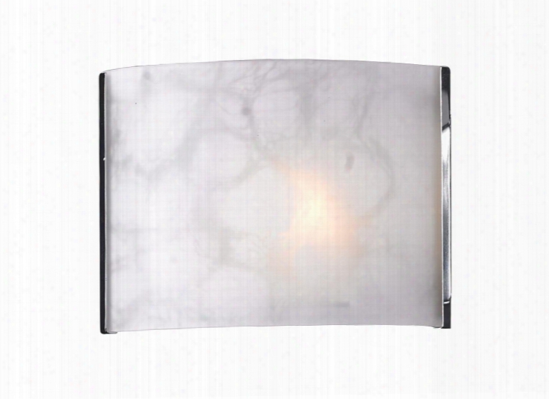 Ombra 1122-1s-ch 8" 1 Light Wall Sconce Novelty Whimsicalhave Steel Frame With Chrome Finish In White