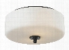 Cardinal 414F2 11.75" 2 Light Flush Mount Transitional Fusionhave Steel Frame with Olde Bronze finish in Matte