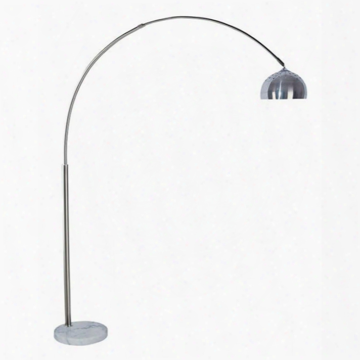 Rene L76935 Arch Lamp With Con Temporary Style Metal Height: 81" Max Watt: 100w Or 23w Cfl In