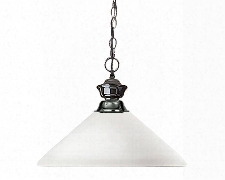 Shark 100701gm-amo14 14" 1 Light Pendant Novelty Whimsical Billiardhave Steel Frame With Gun Metal Finish In Matte