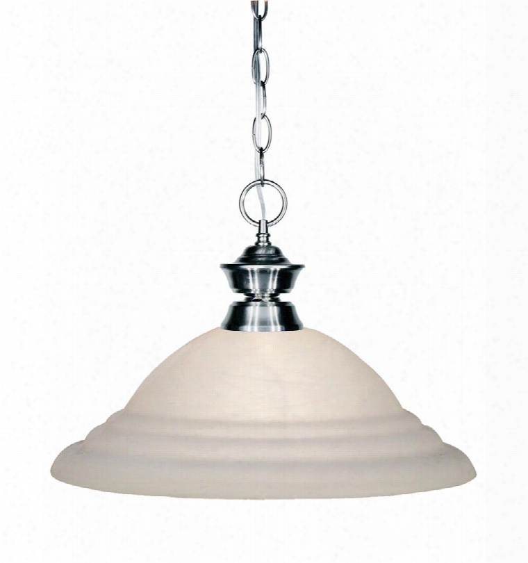 Shark 100701gm-sw16 16" 1 Light Pendant Novelty Whimsical Billiardhave Steel Frame With Guun Metal Finish In White