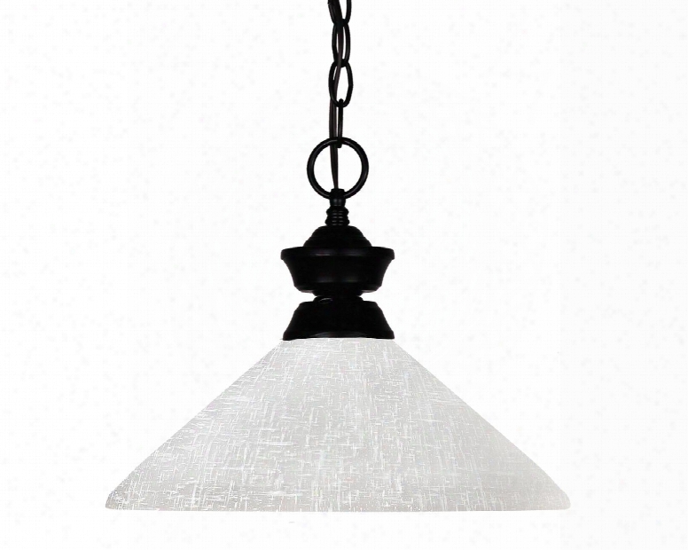 Shark 100701mb-awl14 14" 1 Light Pendant Novelty Whimsical B Illiarrdhave Steel Frame With Matte Black Finish In White