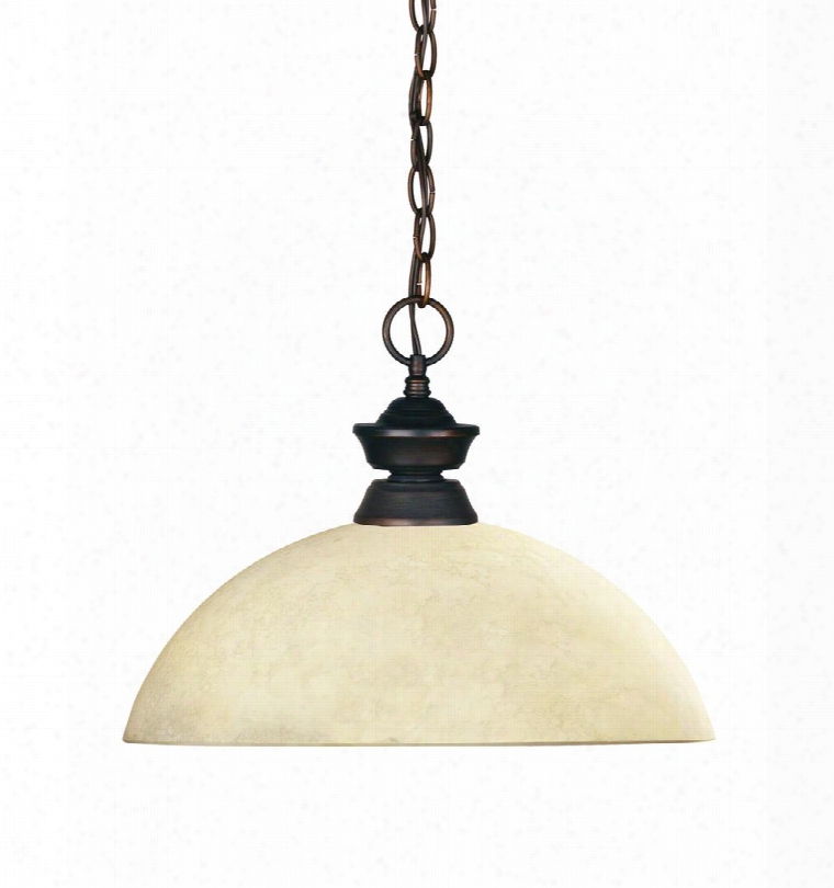 Shark 100701ob-dgm14 13.5" 1 Light Pendant Novelty Whimsical Billiardhave Steel Frame With Olde Bronze Finish In Golden