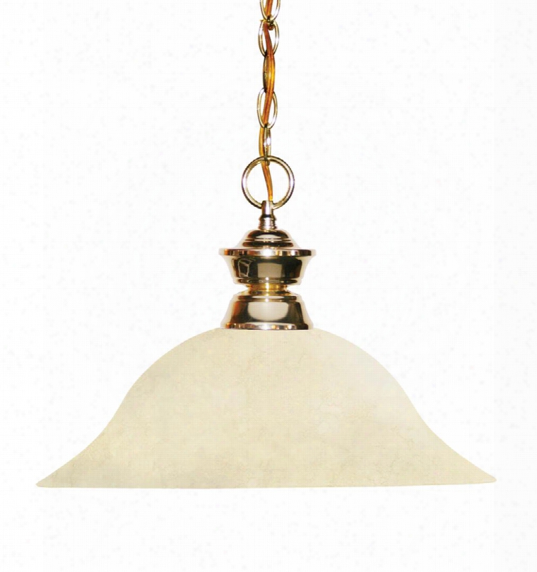 Shark 100701pb-gm16 16" 1 Light Pendant Novelty Whimsical Billiardhave Steel Frame With Polished Brass Finish In Golden