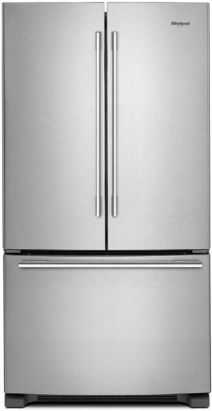 Wrfa32smhz 33" French Door Refrigerator With 22 Cu. Ft. Capacity Energy Star Certified Humidity Controlled Crispers Led Interior Lighting In Stainless