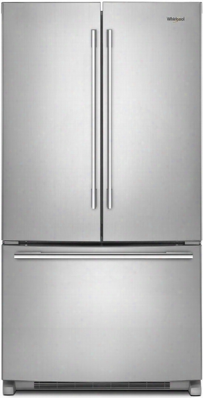 Wrfa35swhz 36" French Door Refrigerator With 25 .2cu. Ft. Capacity Crisper Drawer Energy Star Certified Led Lighting In Stainless