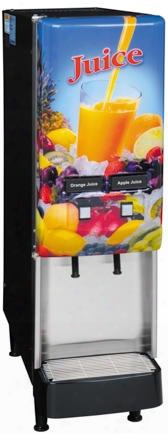 37900.0008 Jdf-2s Lit Door 2 Flavor Cold Beverage System With Led Lighted Graphics 8lbs Ice Bank Modular Dispense Deck Push-button Portion Control In