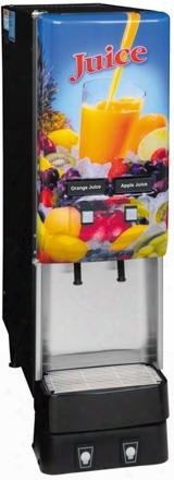 37900.0044 Jdf-2s Lit Door 2 Flavor Cold Beverage System With Led Lighted Graphics 8lbs Ice Bank Modular Dispense Deck Push-button Portion Control In