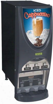 38600.0006 Imix-3s+ Plus Hot Beverage System With 3 Hoppers 4.3gal Hot Water Tank Led Light Front Graphics 8lbs Per Hopper In