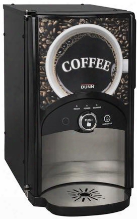 44100.0002 Lca-1 Lp Low Profile Single Product Liquid Coffee Ambient Dispense With Scholle Qc Hot Water  Dispense Button Led Lights In