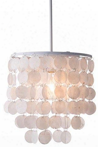 56021 47" Shell Ceiling Lamp With Multi-tier Design In