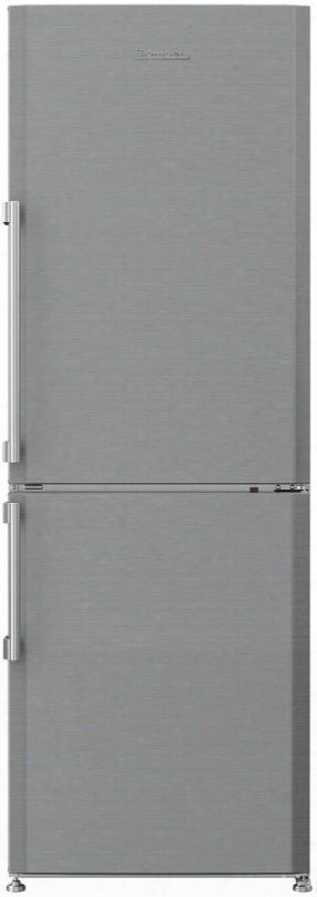 Brfb1044ss 24" Bottom Freezer Refrigerator With 12 Cu. Ft. Capacity Hygiene+ Antibacterial Seal Nofrost Technology Duocycle And Led Lighting In Stainless