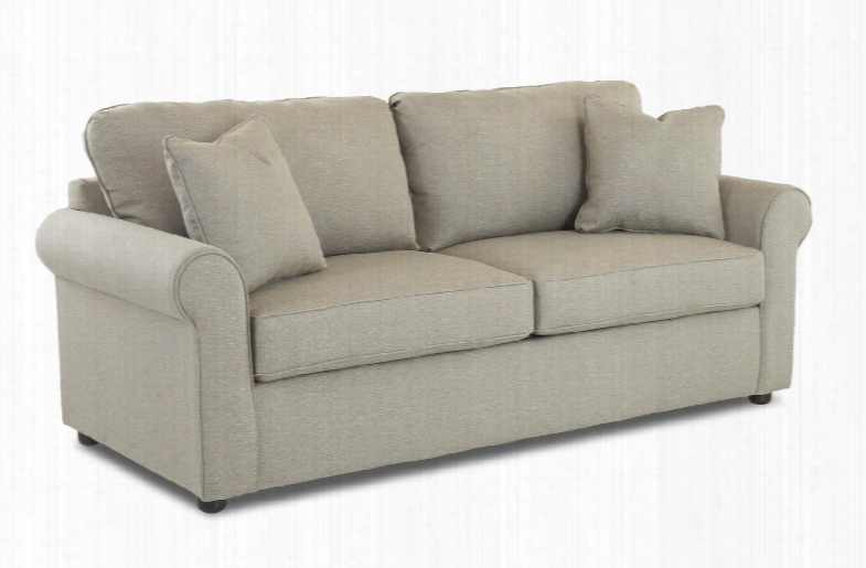 Brighton Collection 24900-sc-ms 82" Sofa With Rolled Arms Two Arm Pillows Welt Details And Polypropylene Fabric Uphollstery In Max