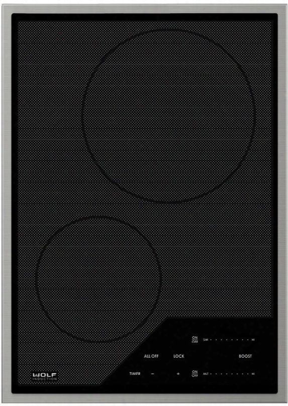 Ci152tfs 15" Transitional Induction Cooktop With Magnetic Induction Technology Cookware Sensing Guards Black Ceramic Glass Surface And Illuminated White Led