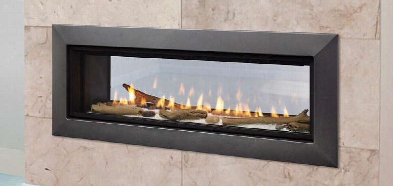 Echelon Ii Series Echel36stin 36" Natural Gas See-through Top Direct Vent Fireplace With Intellifire Plus Ignition System 30 000 Btu And  Led