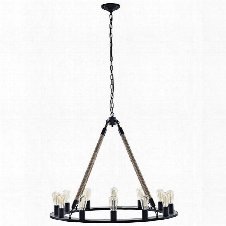 Eei-2154-brn Encircle Chandelier In